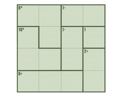 KenKen — игра-головоломка, тренирующая память и логическое мышление